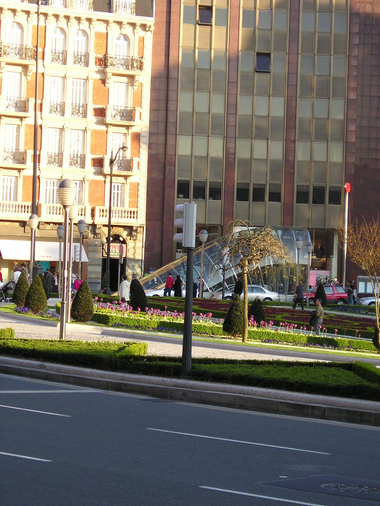 Fosterito, een metro-ingang in Bilbao
