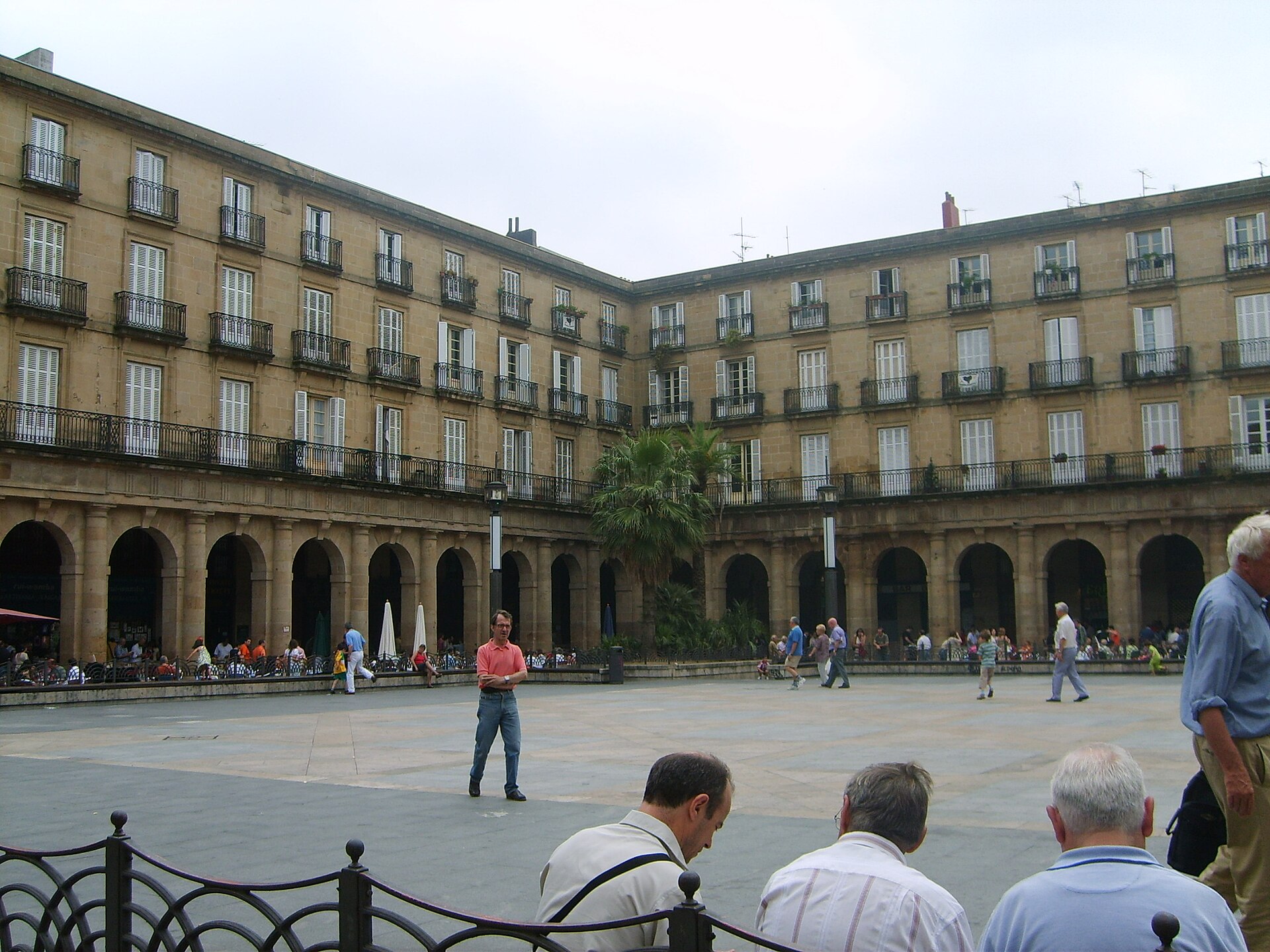 Plaza Nueva in het Casco Viejo van Bilbao