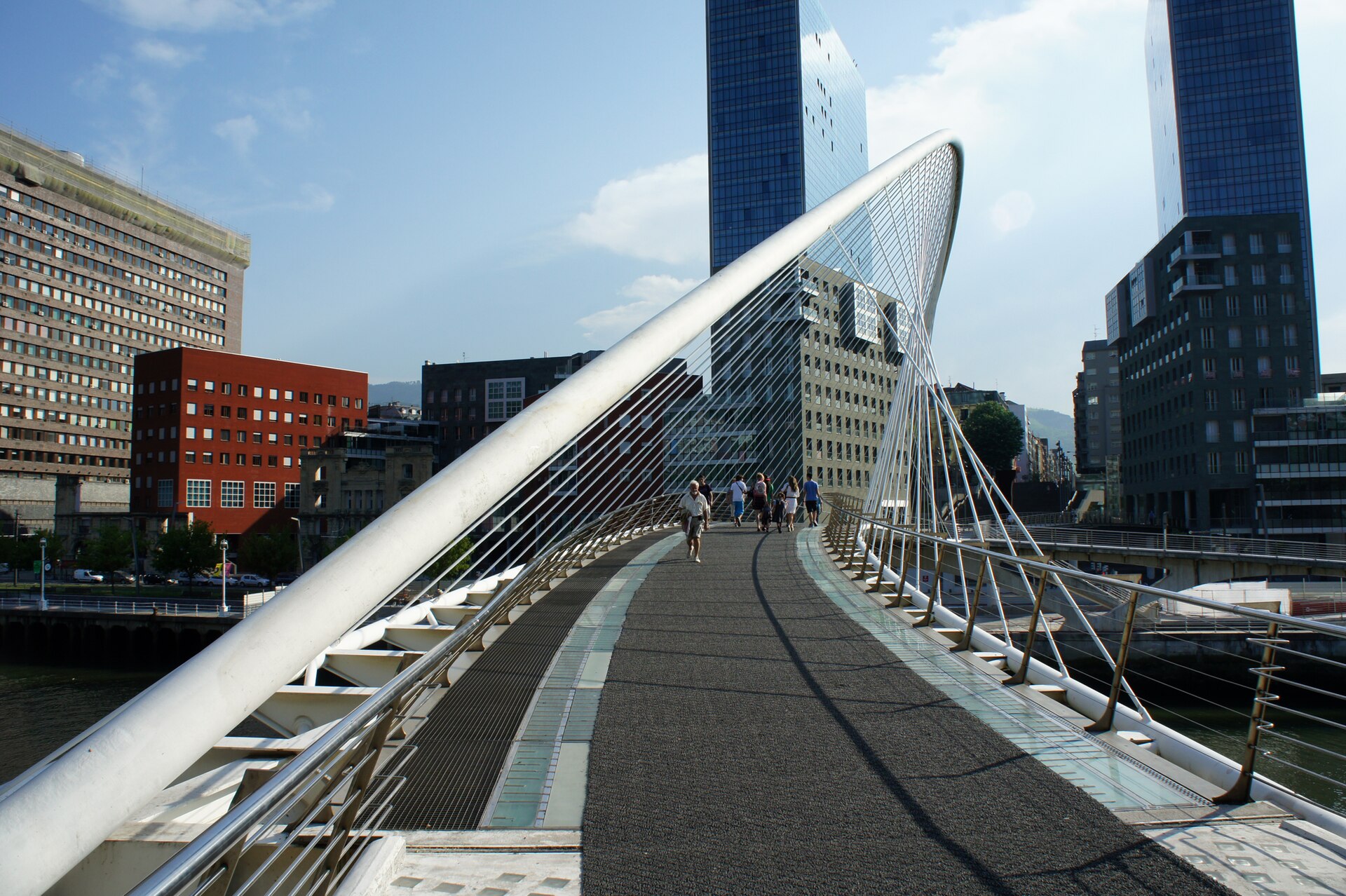 De Zubizuri-brug van Calatrava