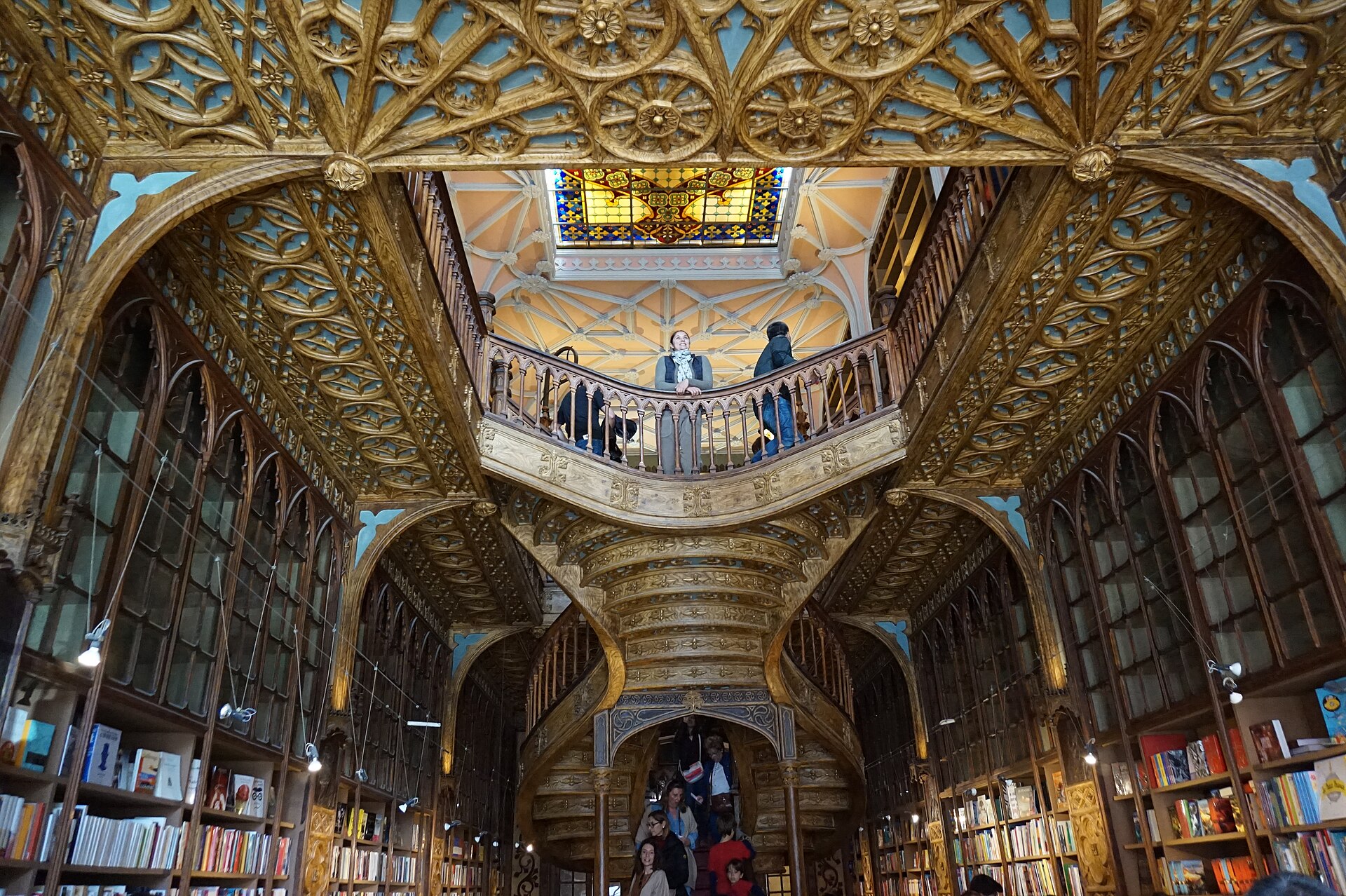De trap van Livraria Lello